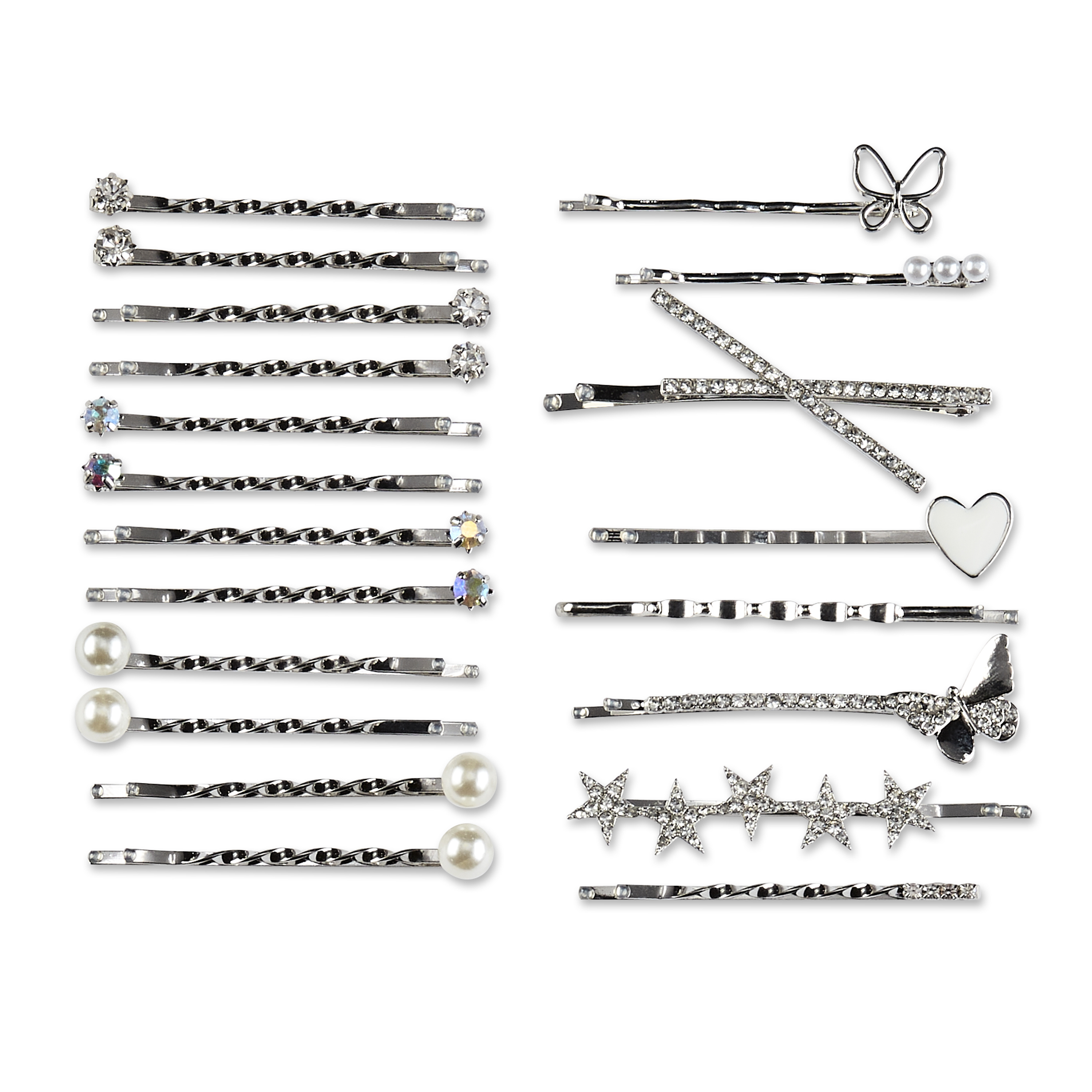 Savvy Value Silver Bobby Pins 20pk